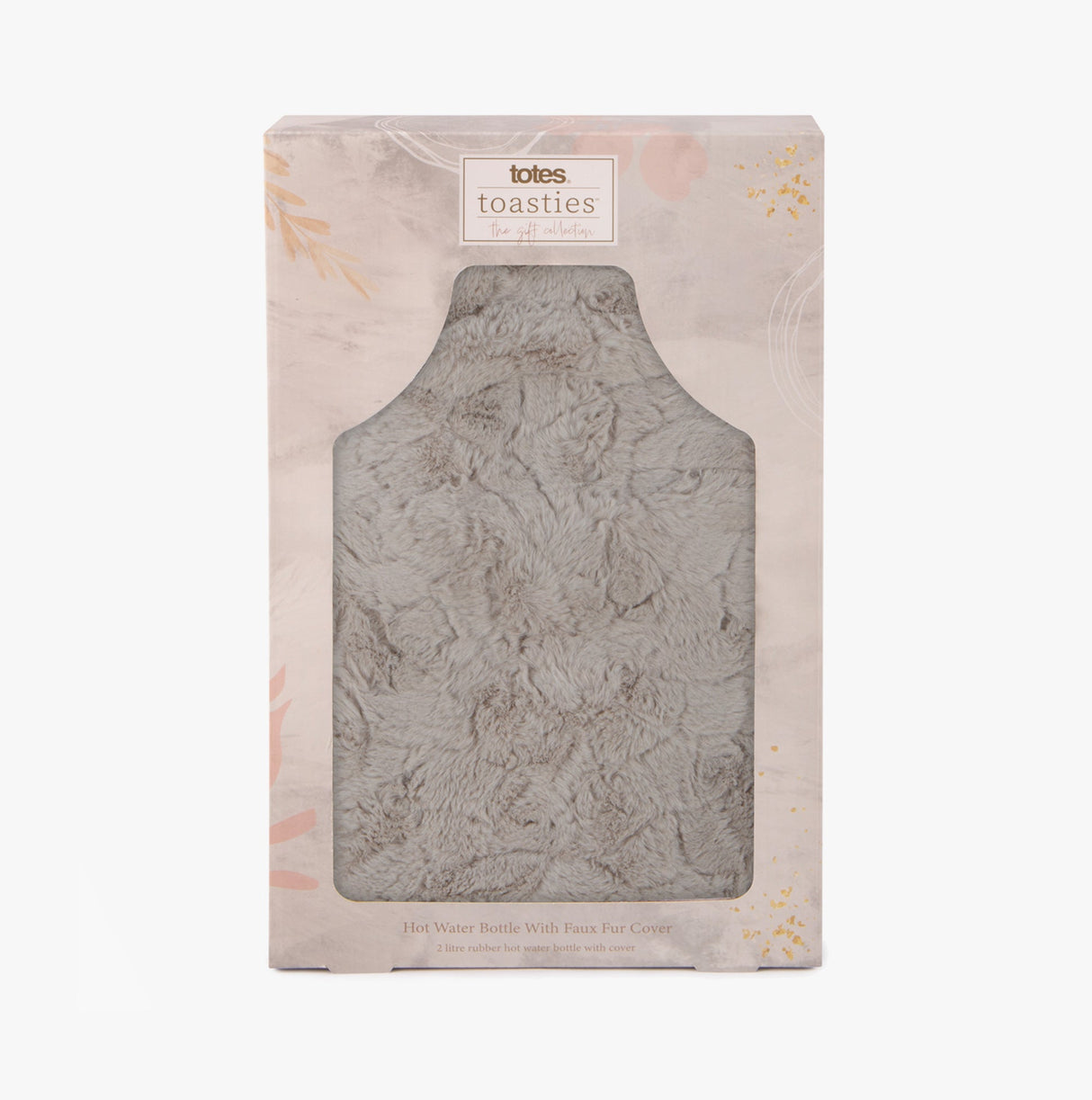 Totes Toasties HOT WATER BOTTLE Womens Grey