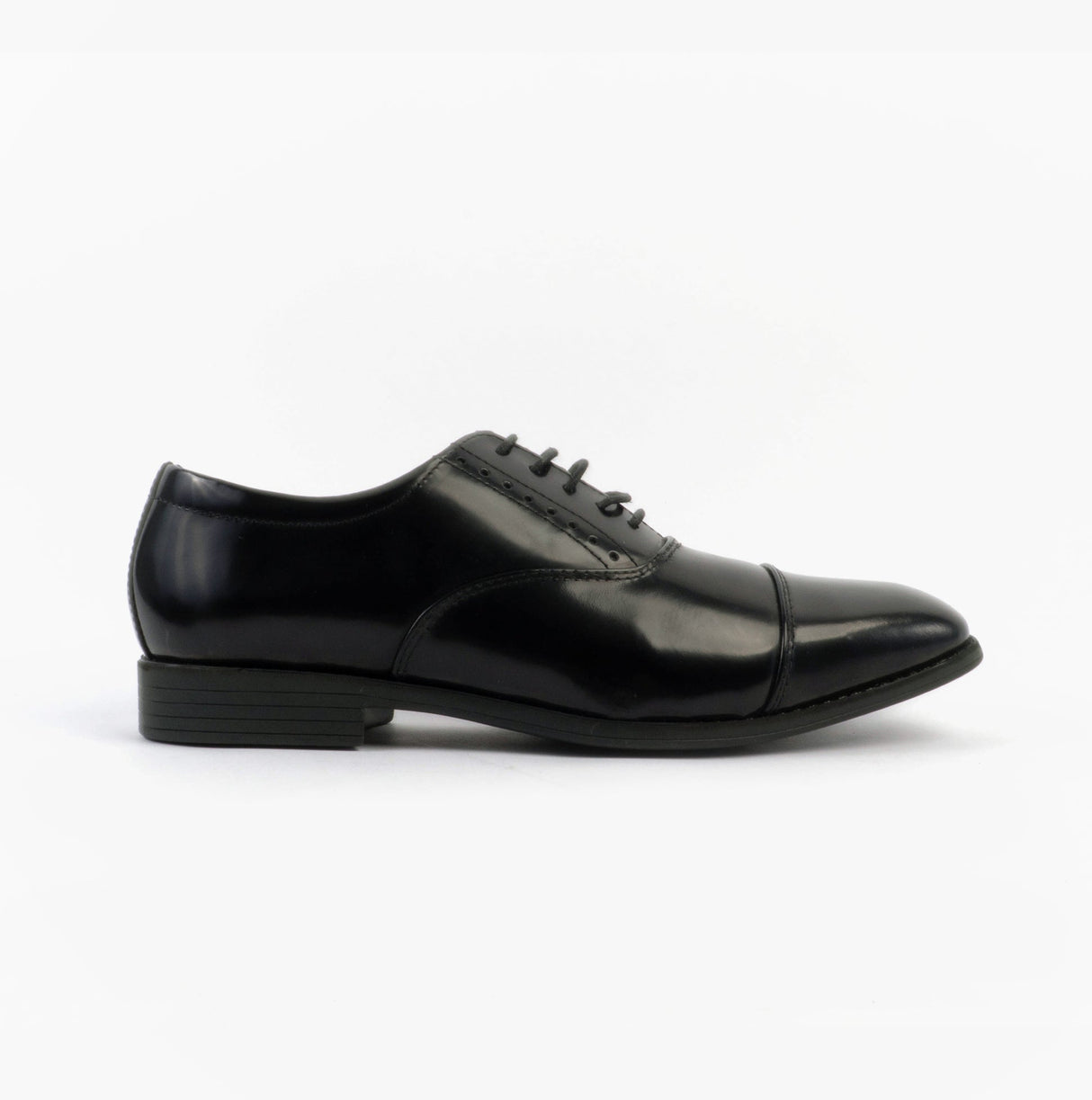 TredFlex GENTON Mens Lace Up Oxford Shoes Black