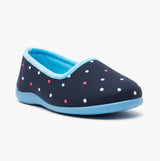 Sleepers ISLA Womens Full Slippers Blue/Turquoise