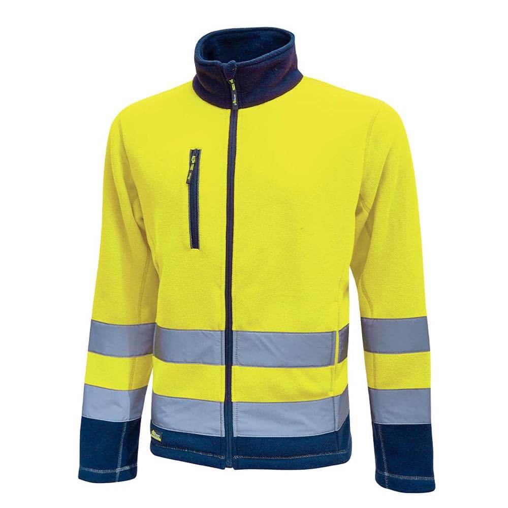 U-Power Boing Hi-Vis 1/4 Zip Fleece Work Jacket