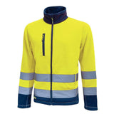 U-Power Boing Hi-Vis 1/4 Zip Fleece Work Jacket