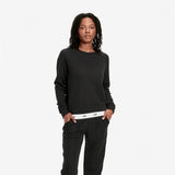 UGG NENA Womens French Terry Sweater Black