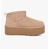 UGG CLASSIC ULTRA MINI PLATFORM Womens Boots Sand