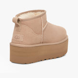 UGG CLASSIC ULTRA MINI PLATFORM Womens Boots Sand