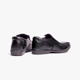 US Brass B612A Boys Slip On School Shoes Black
