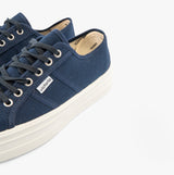 Victoria BARCELONA Womens Platform Canvas Trainers Blue