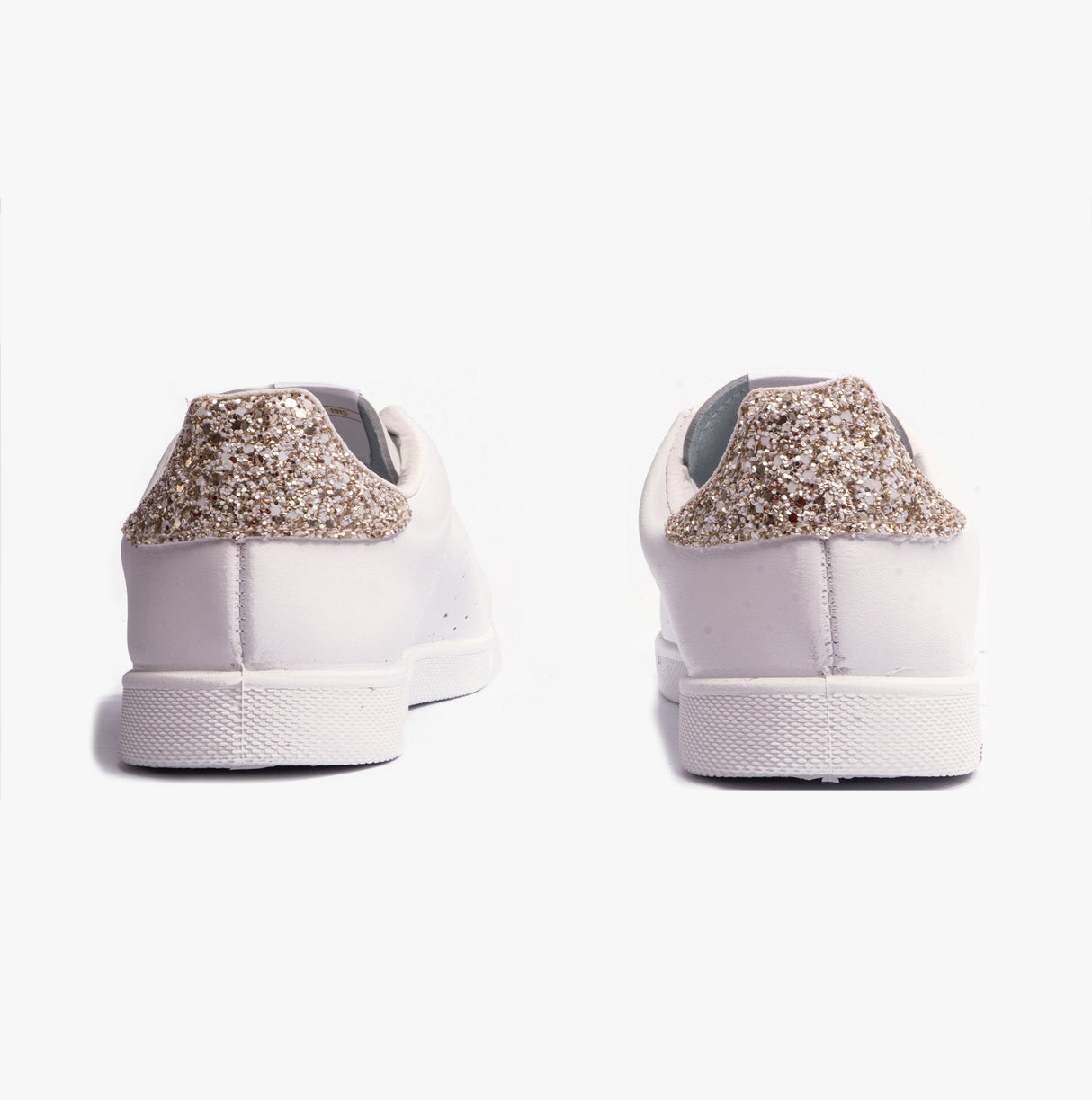 Victoria TENIS LEATHER & GLITTER Womens Trainers Cava