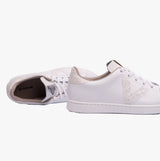 Victoria TENIS LEATHER & GLITTER SWIRLS Womens Trainers Blanco