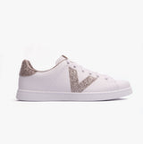 Victoria TENIS LEATHER & GLITTER SWIRLS Womens Trainers Nude