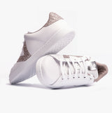 Victoria TENIS LEATHER & GLITTER SWIRLS Womens Trainers Nude