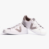 Victoria TENIS LEATHER & GLITTER SWIRLS Womens Trainers Nude