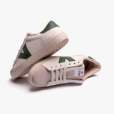 Victoria BERLIN LEATHER & SPLIT Womens Trainers White/Green