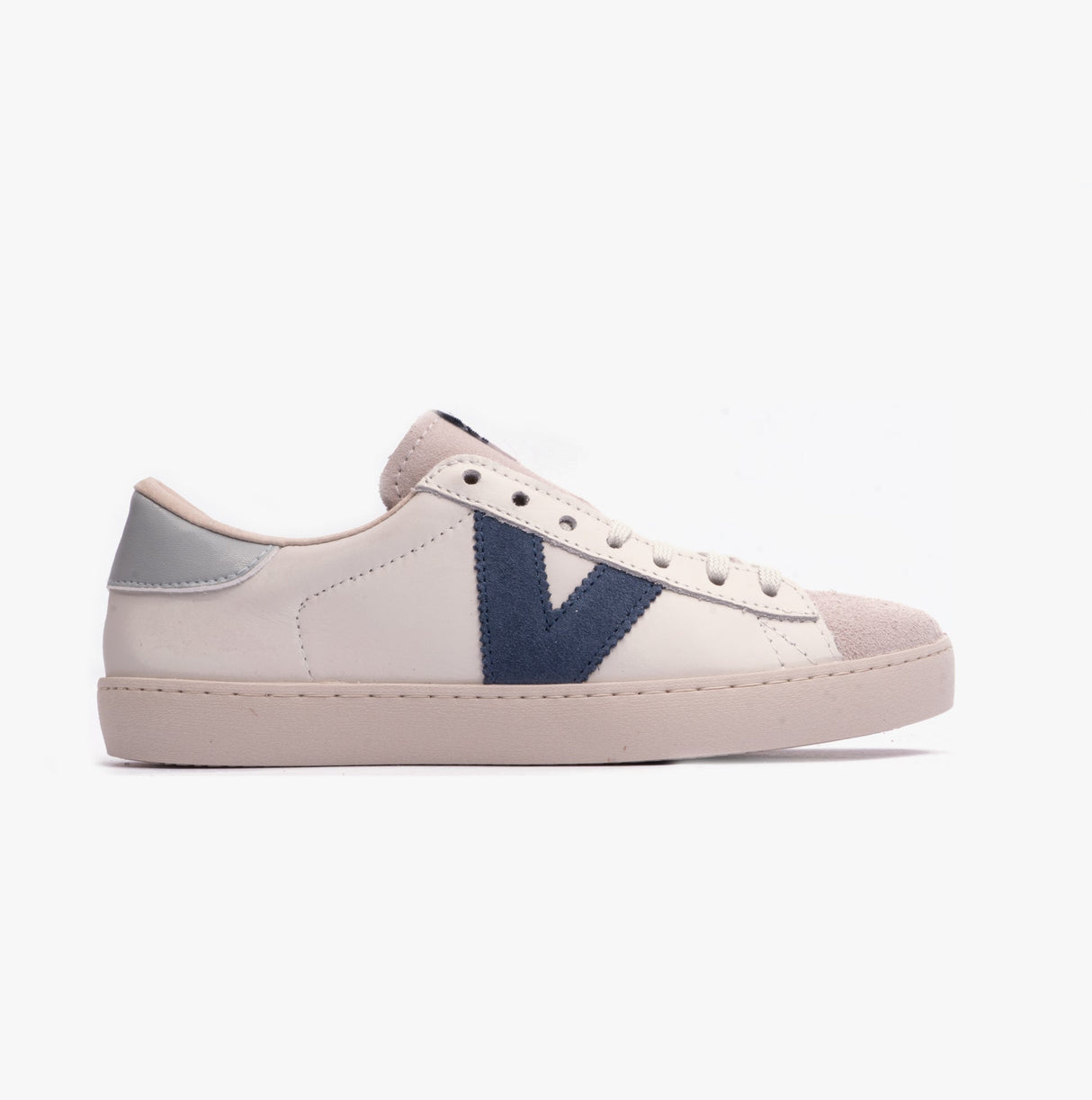 Victoria BERLIN LEATHER & SPLIT Womens Trainers Azul