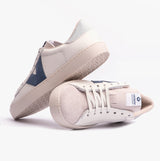 Victoria BERLIN LEATHER & SPLIT Womens Trainers Azul