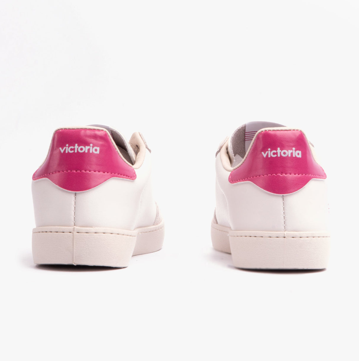 Victoria BERLIN FAUX LEATHER & SPLIT Womens Trainers Fucsia