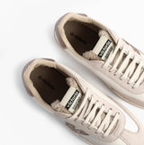 Victoria BERLIN FAUX LEATHER & SHEARLING CYCLIST Womens Trainers Hielo