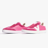 Victoria BERLIN SPLIT LEATHER & NYLON Womens Trainers Fucsia