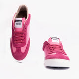 Victoria BERLIN SPLIT LEATHER & NYLON Womens Trainers Fucsia