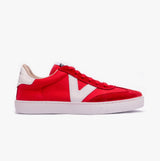Victoria BERLIN SPLIT LEATHER & NYLON Womens Trainers Rojo