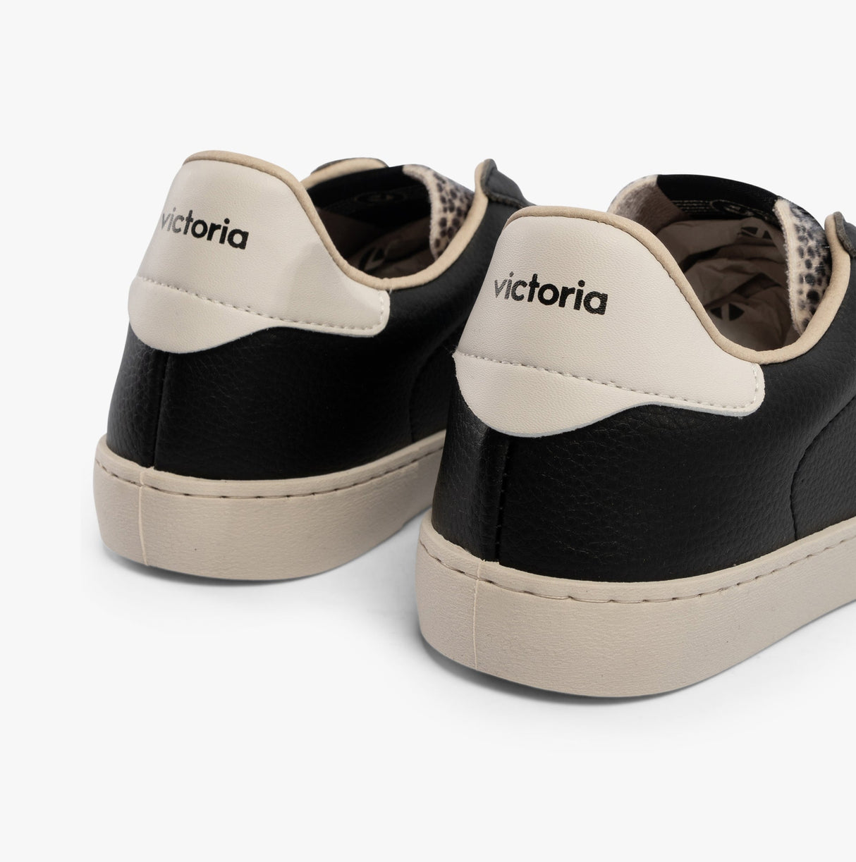 Victoria BERLIN FAUX LEATHER PUMPED CYCLIST Womens Trainers Negro