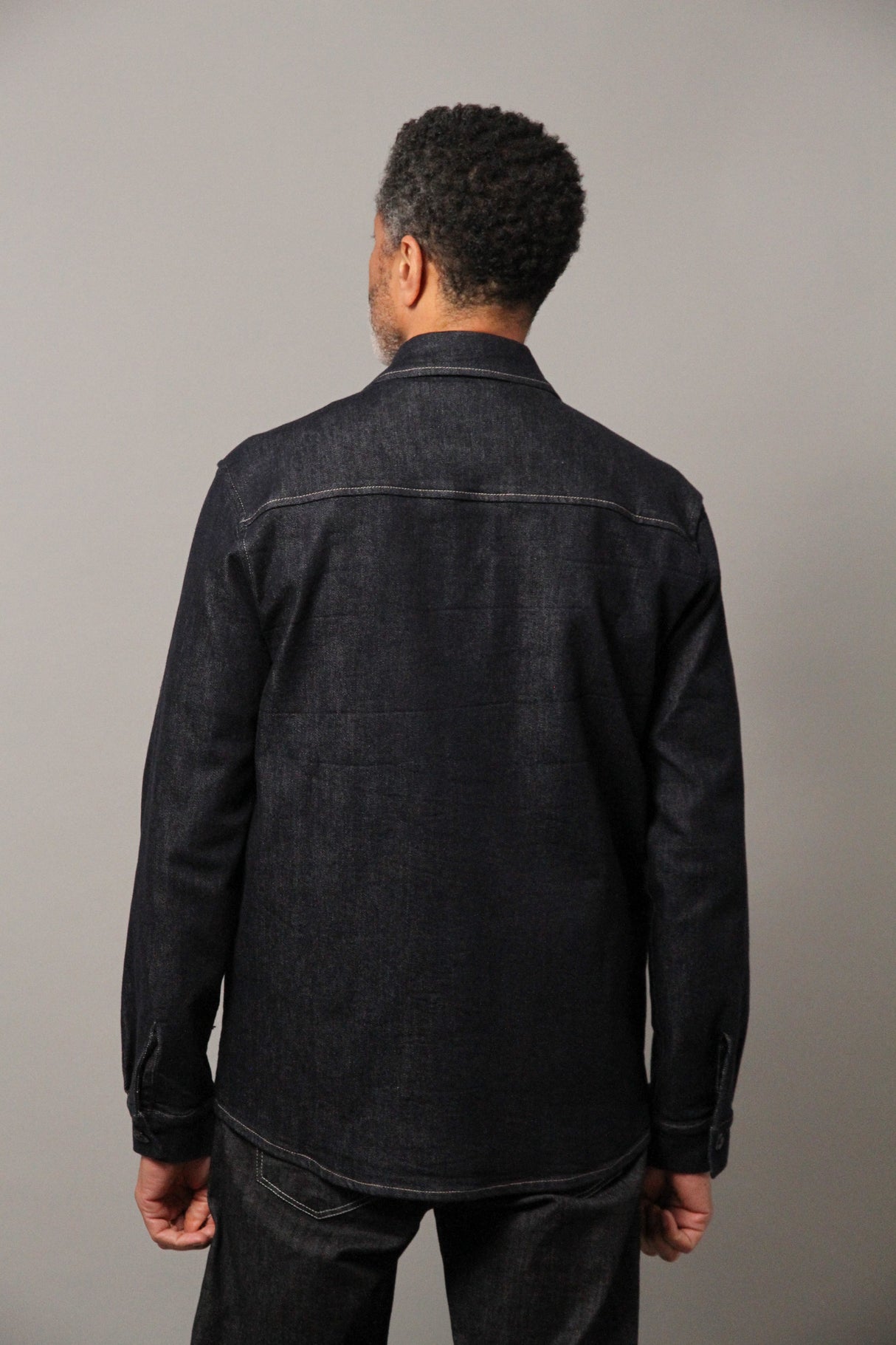 Bart Denim Button Overshirt - EverBlue