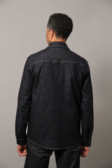 Bart Denim Button Overshirt - EverBlue