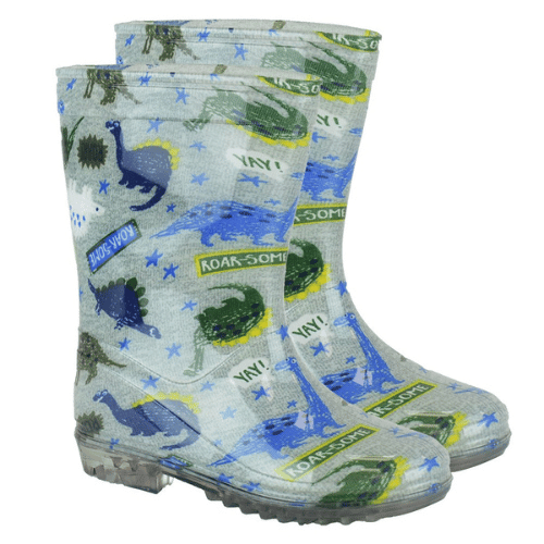 WEL1 PVC DINO WELLIES