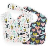 Mum 2 Mum Waterproof Wonder Bib - Twin Pack