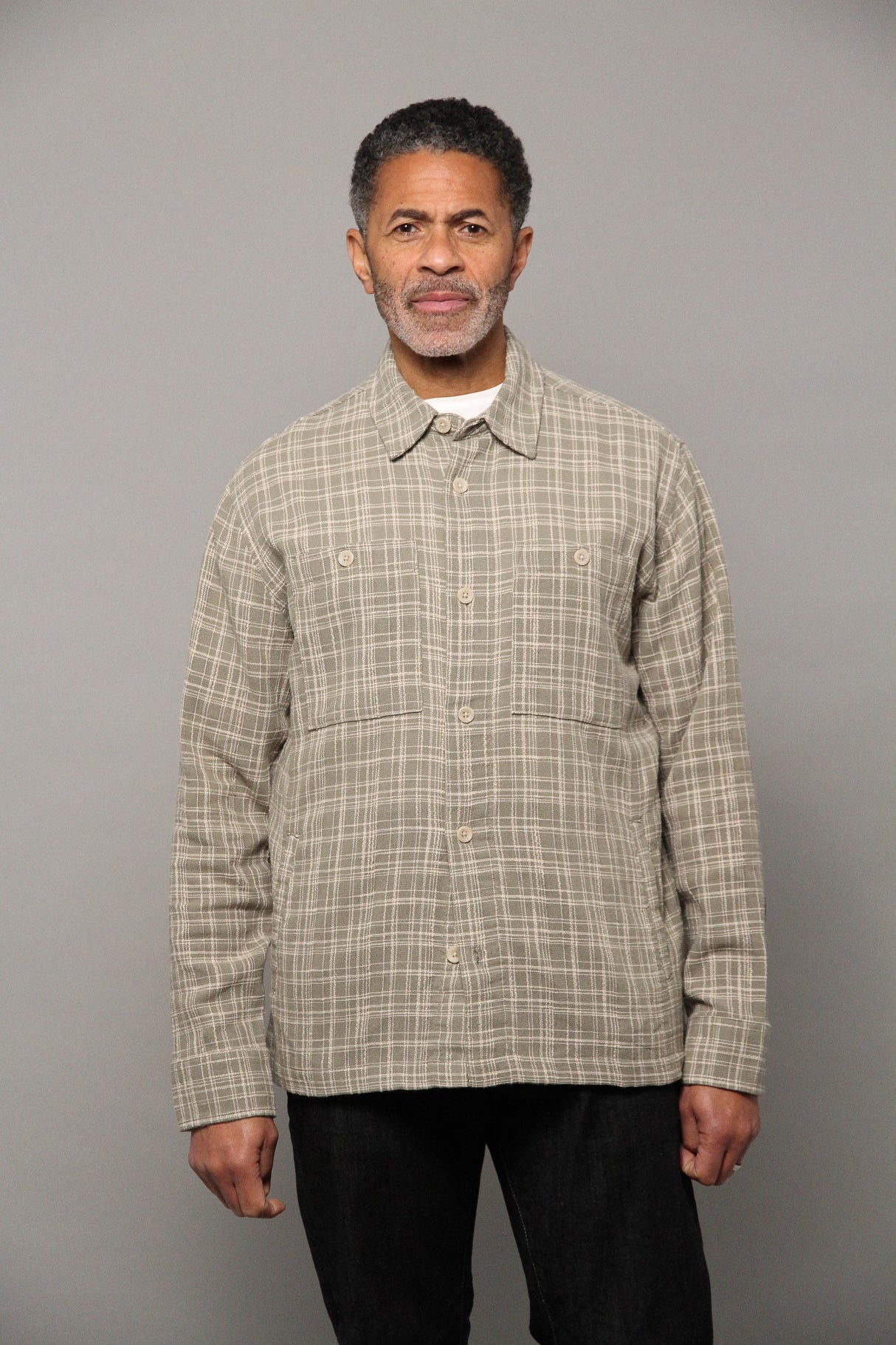 Seaton Overshirt - Khaki Stone