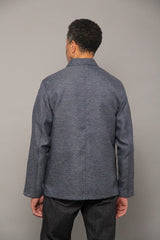 James Four Pocket Jacket - Sky Blue Twill
