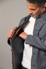 James Four Pocket Jacket - Sky Blue Twill