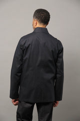 Bank Spring Mac Unlined - Navy Saxony