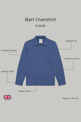 Bart Overshirt - Cobalt