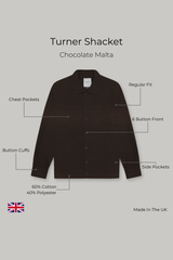 Turner Shacket - Chocolate Malta