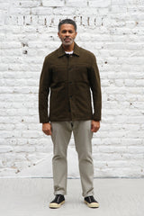 Wilkes Shacket - Olive Moleskin