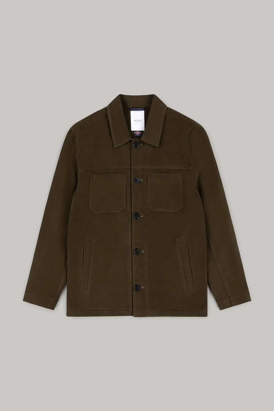 Wilkes Shacket - Olive Moleskin