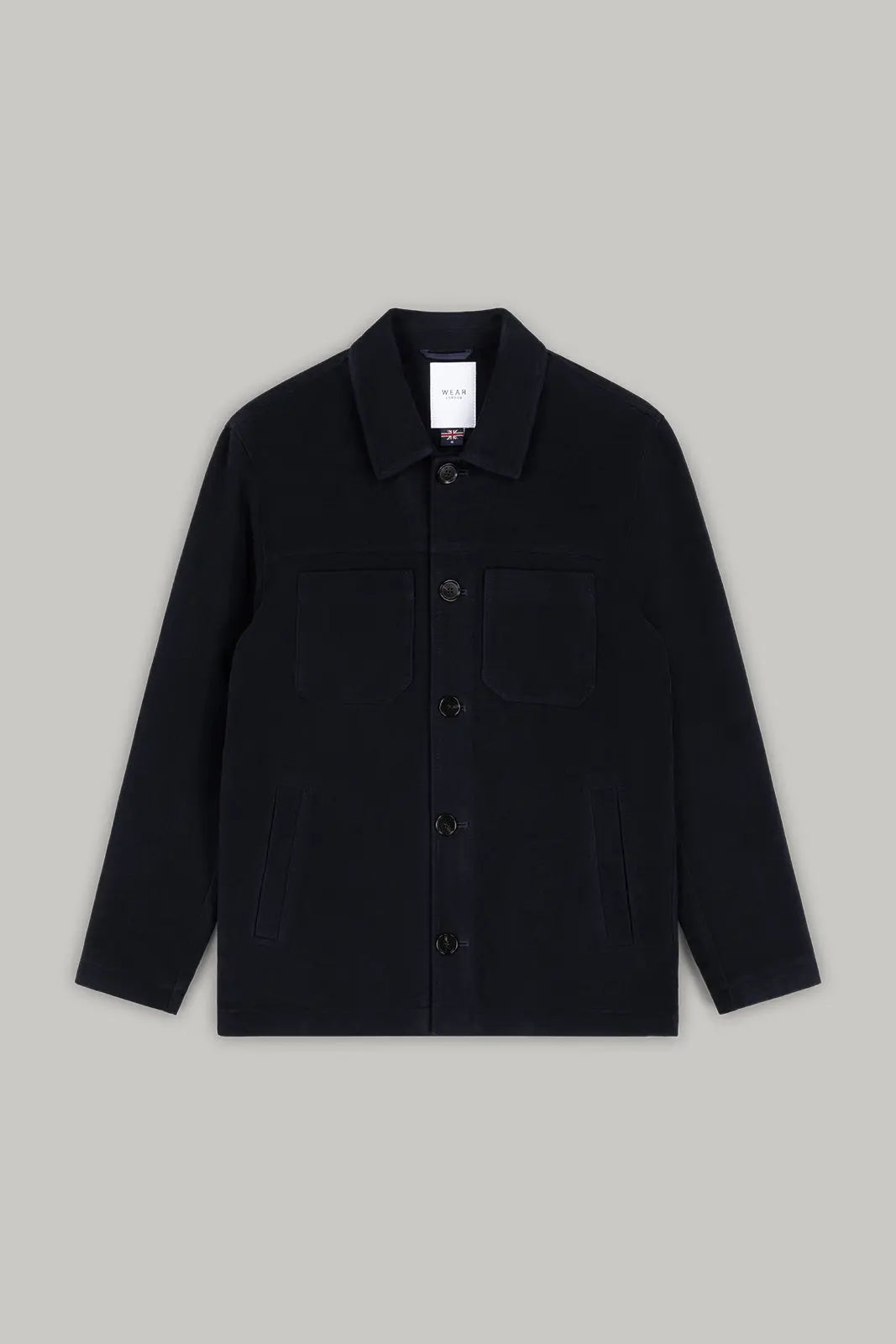 Wilkes Shacket - Navy Moleskin