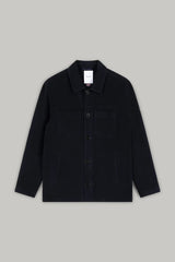 Wilkes Shacket - Navy Moleskin