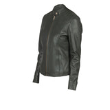 Women's Genuine Leather Jacket | Green