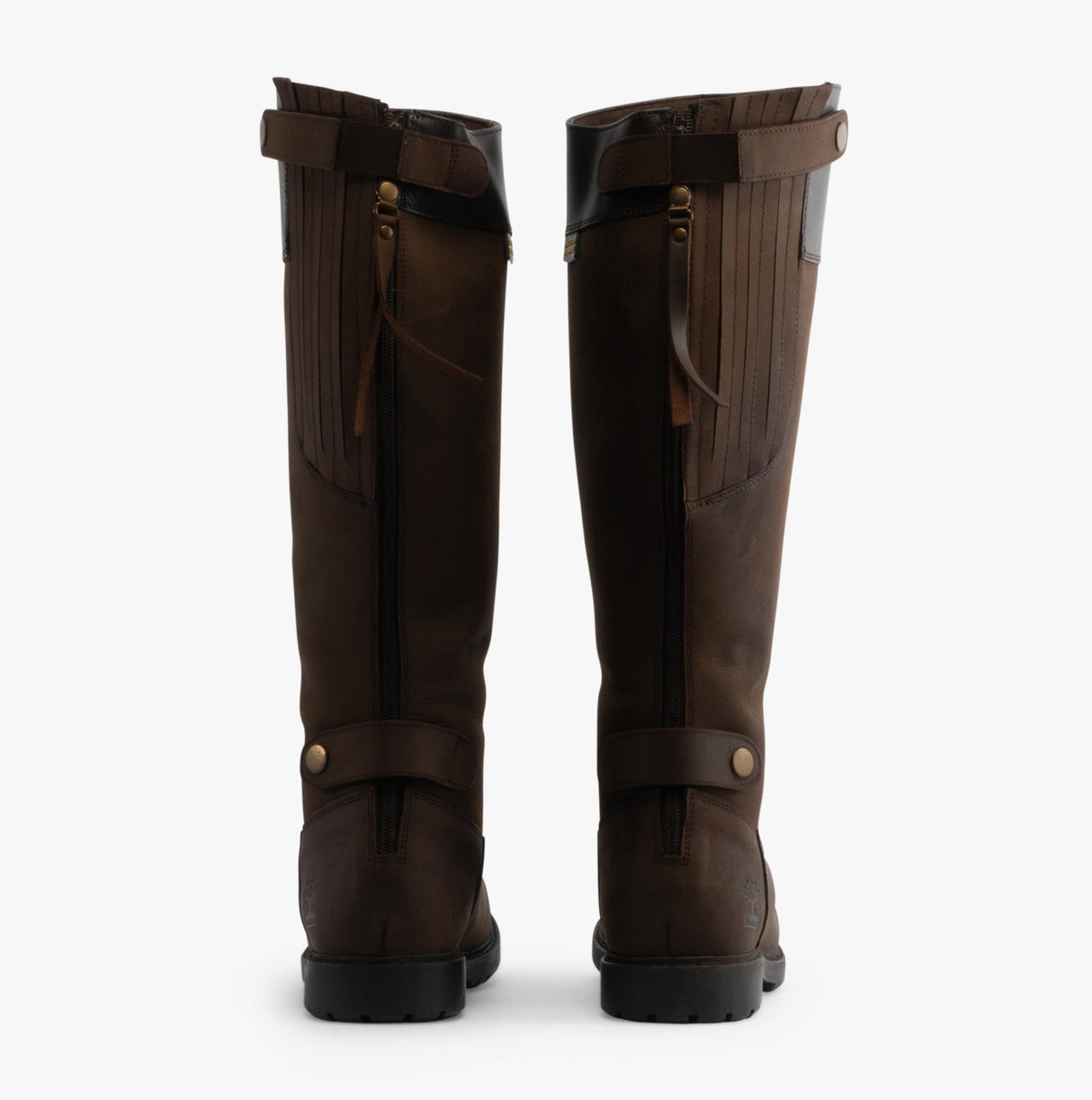 Woodland HARPER Womens Leather Tall Boots Dark Brown