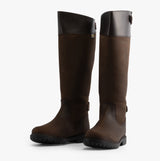 Woodland HARPER Womens Leather Tall Boots Dark Brown