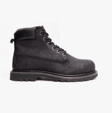 Woodland RICK Mens Leather Work Boots Black