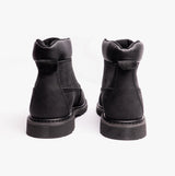 Woodland RICK Mens Leather Work Boots Black