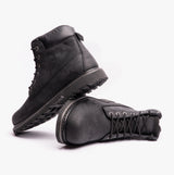 Woodland RICK Mens Leather Work Boots Black