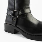 Woodland HIGH HARLEY Mens Leather Western Boots Black