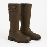 Woodland BLAKE Mens Waxy Leather Country Boots Dark Brown