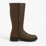 Woodland BLAKE Mens Waxy Leather Country Boots Dark Brown