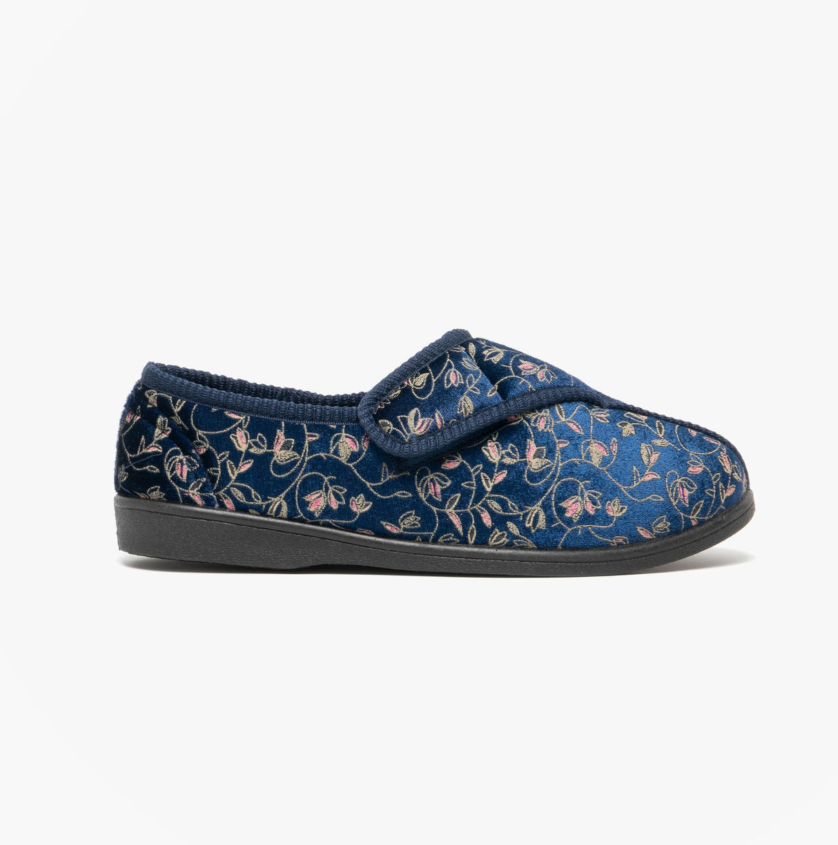 Zedzzz JANICE Womens Full Slippers Navy