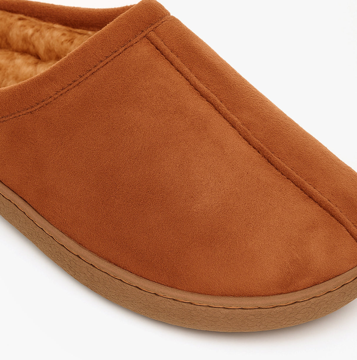 Zedzzz ALEX Mens Microfibre Mule Slippers Tan
