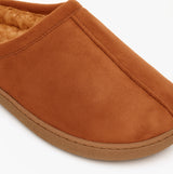 Zedzzz ALEX Mens Microfibre Mule Slippers Tan